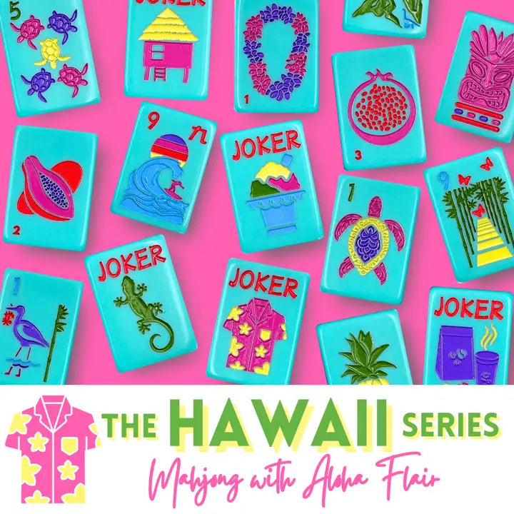 The Hawaii Series | Mahjong Tile Set with Aloha Flair