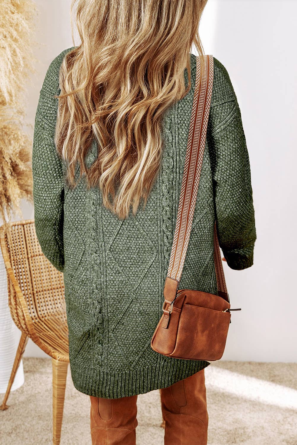 Grace Cable Knit Sweater Dress