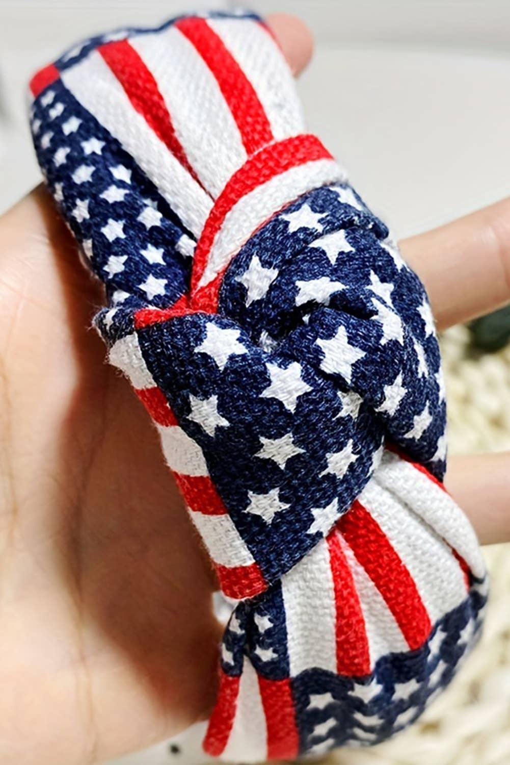 USA Flag Day Knotted Headband