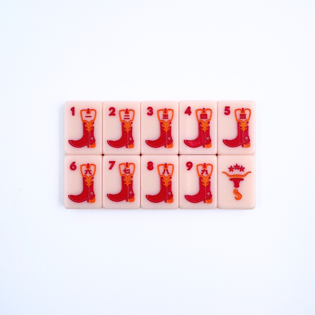 THE TEXAS SERIES | American Mahjong with Lone Star Flair | Colorful Unique Tiles