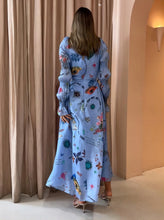 Load image into Gallery viewer, Graffiti Balloon Sleeve Dress
