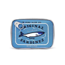 Load image into Gallery viewer, Sardine&#39;s Tin Can Gift Cosmetic Bag
