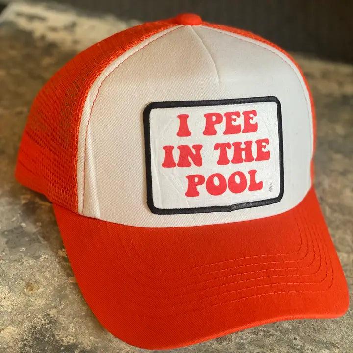 I Pee In The Pool Trucker Hat