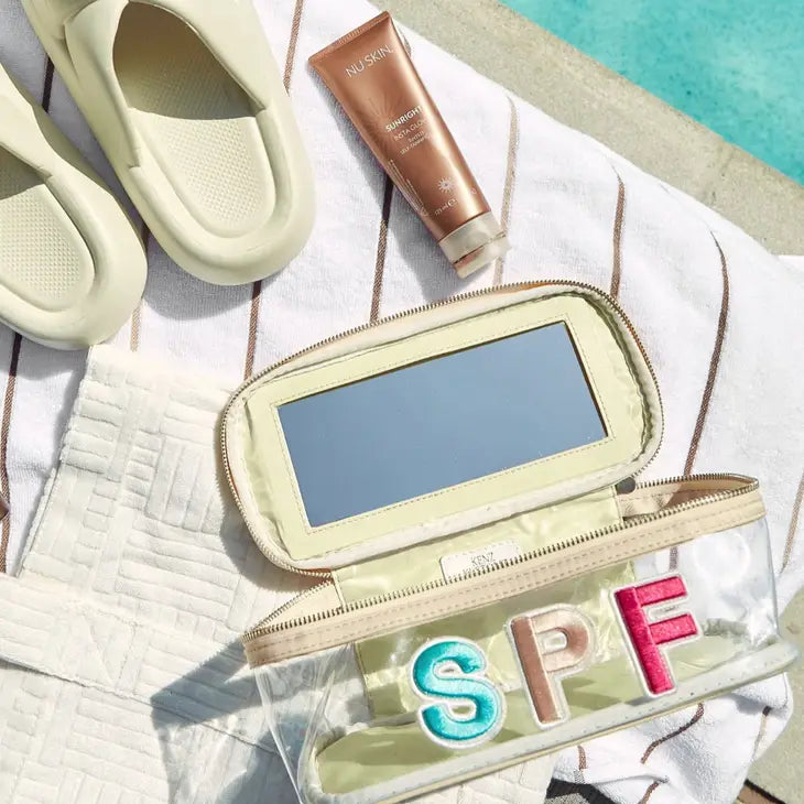 SPF Clear Open Top Pouch