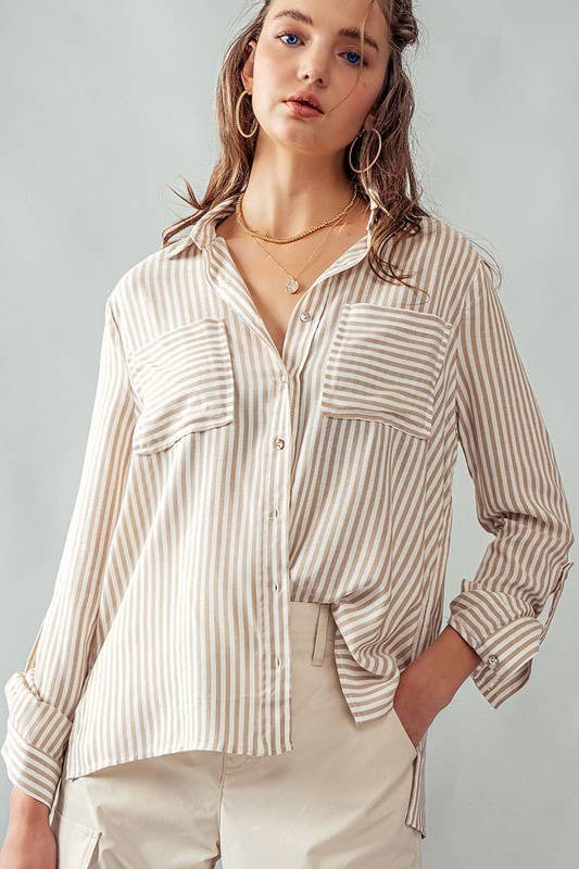 Relaxed Fit Button Down