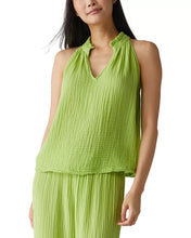 Load image into Gallery viewer, Viola Split Neck Cotton Tank Top
