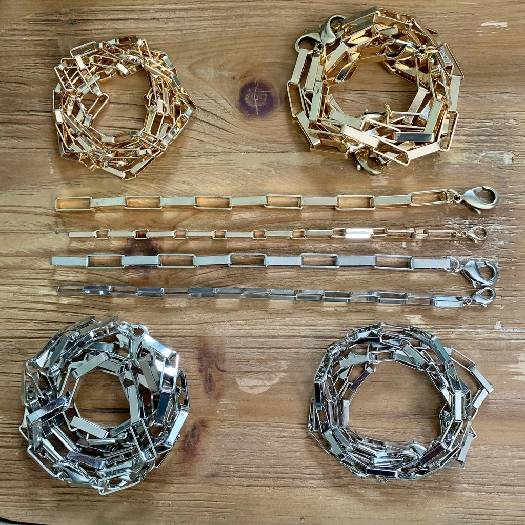Bar Bracelet: Gold / Small Link