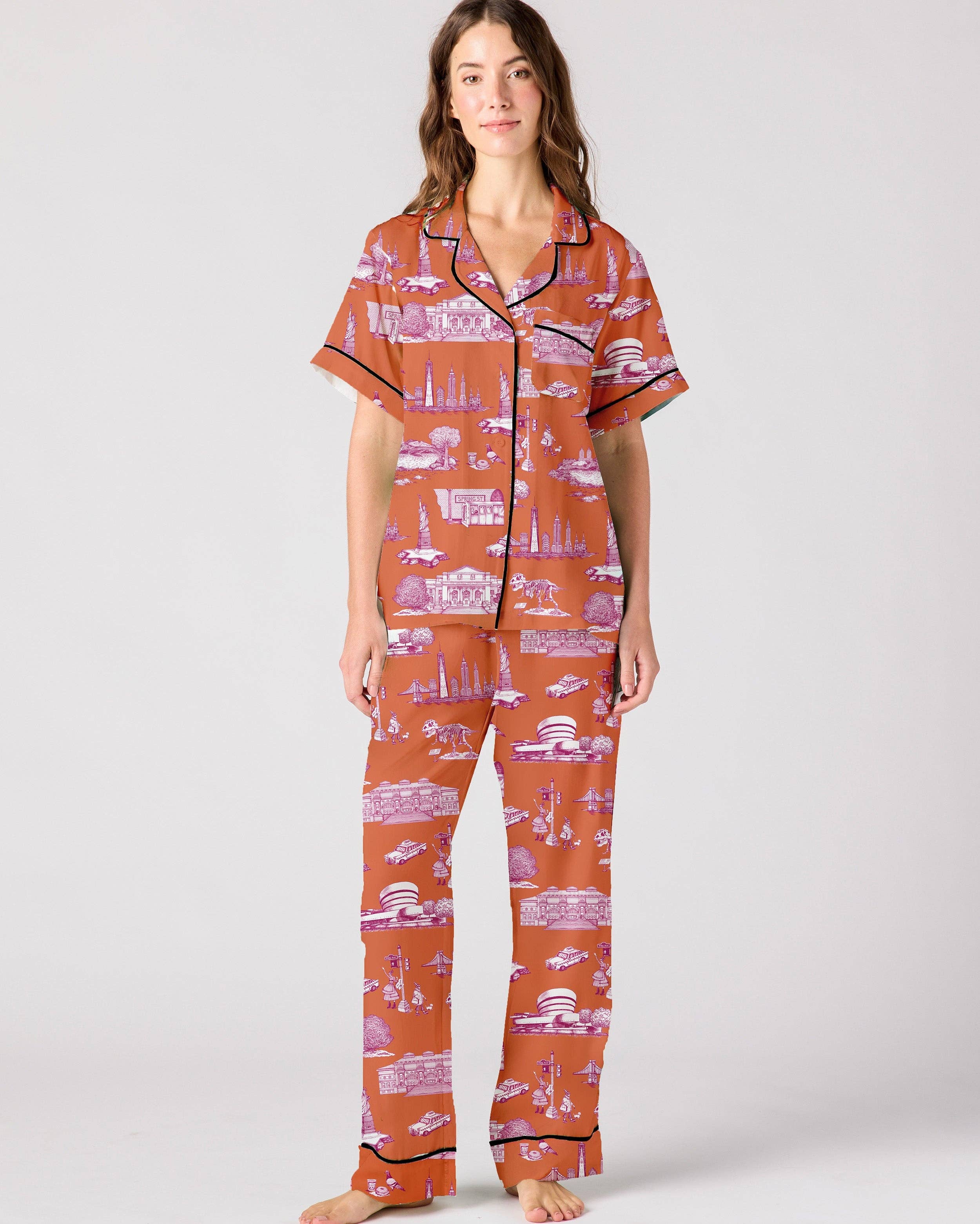 New York Toile Pajama Pants Set