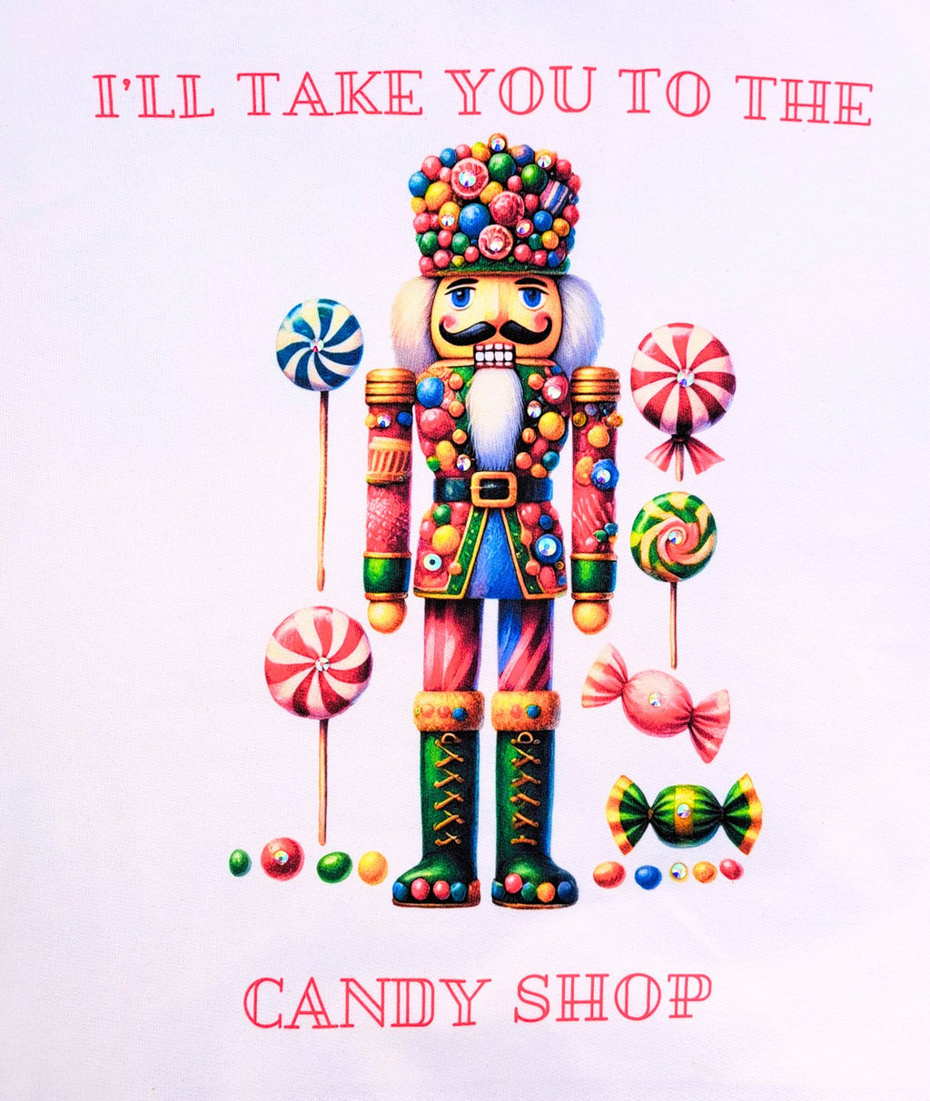 Candy Shop White Sweatshirt