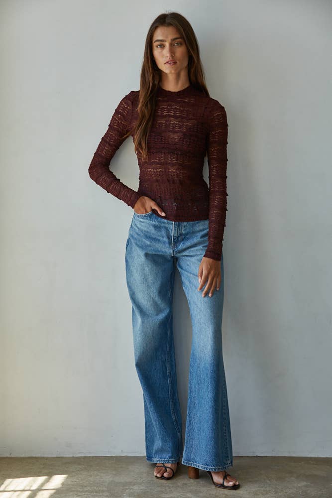Cross My Heart Lace Top