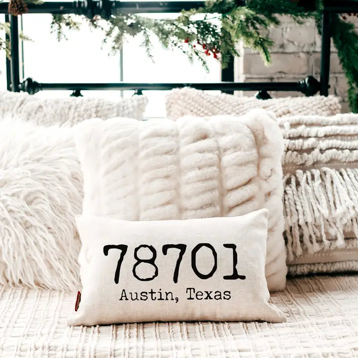 Zip Code Pillow