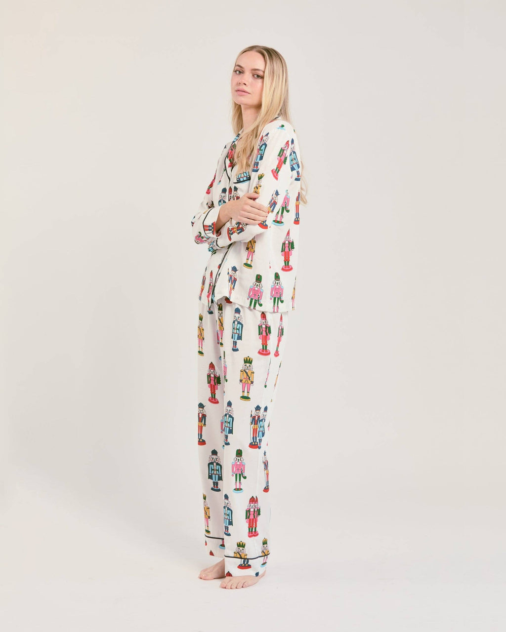 Holiday March Long Sleeve Pajama Pants Set