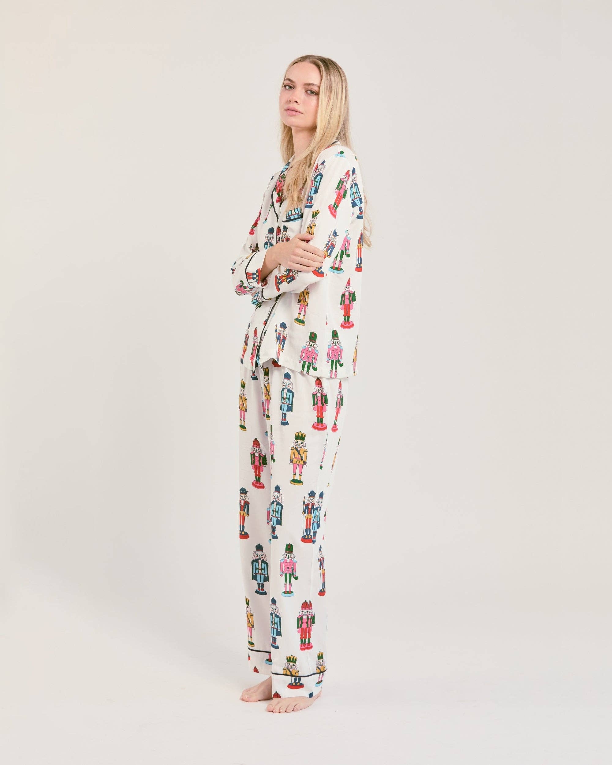 Holiday March Long Sleeve Pajama Pants Set