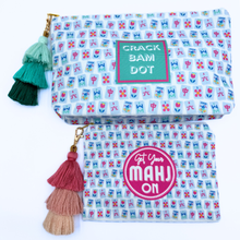 Load image into Gallery viewer, Mahjong Tile &amp; Accessory Bag (Large, T-bottom) | Fits Most Large Tile Sets
