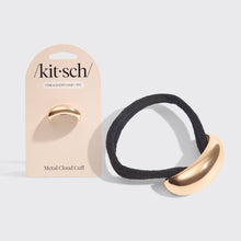 Load image into Gallery viewer, Gold Metal Cloud Cuff - Small
