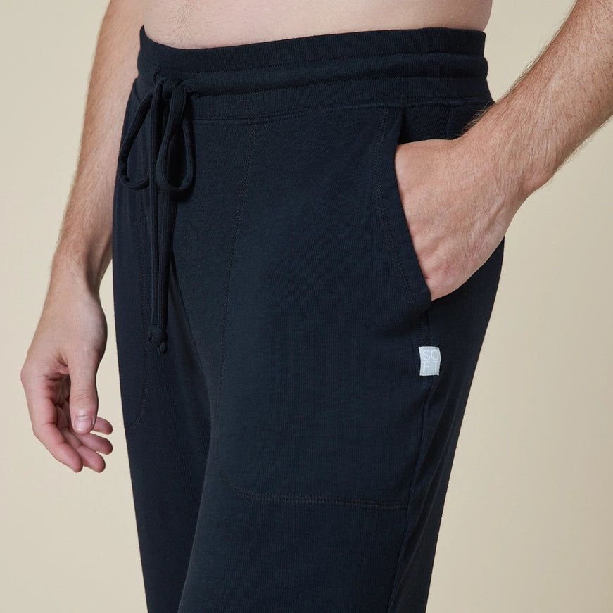 Men's Long Sleep Pant in Supremely Soft Ribbed Modal