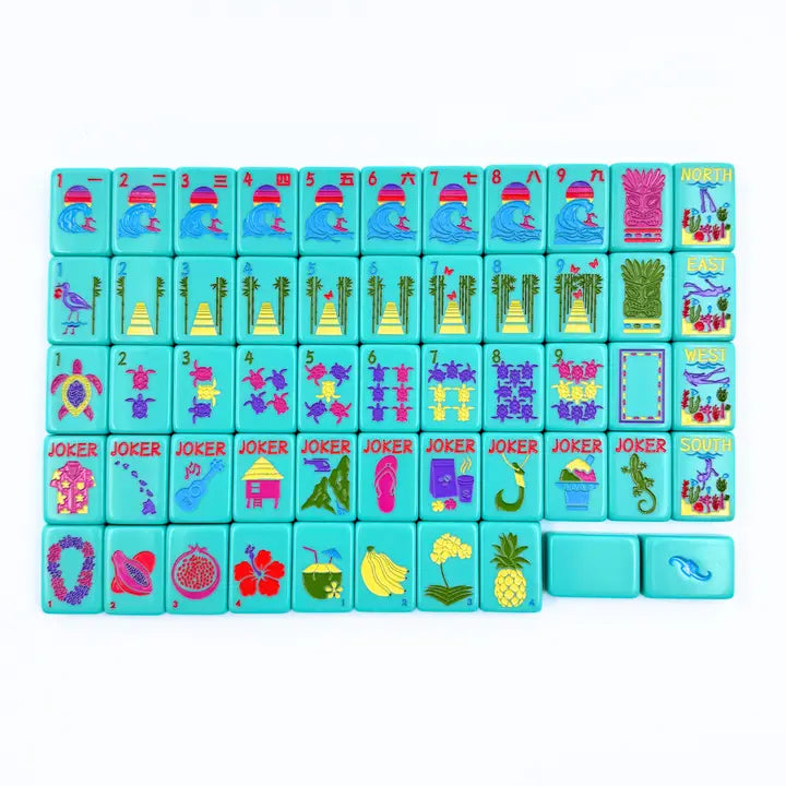 The Hawaii Series | Mahjong Tile Set with Aloha Flair