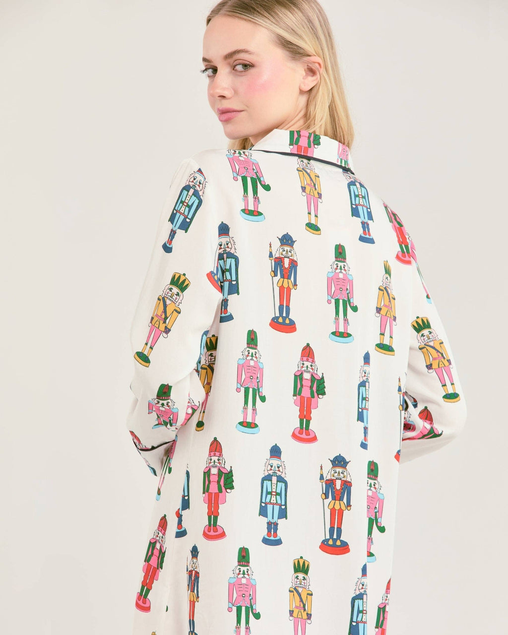 Holiday March Long Sleeve Pajama Pants Set