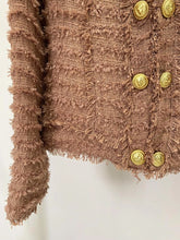 Load image into Gallery viewer, Calliope Camel Tweed Jacket
