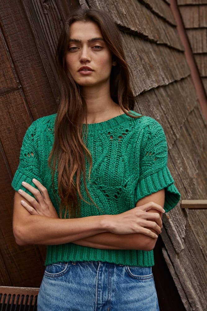Galway Crochet Sweater