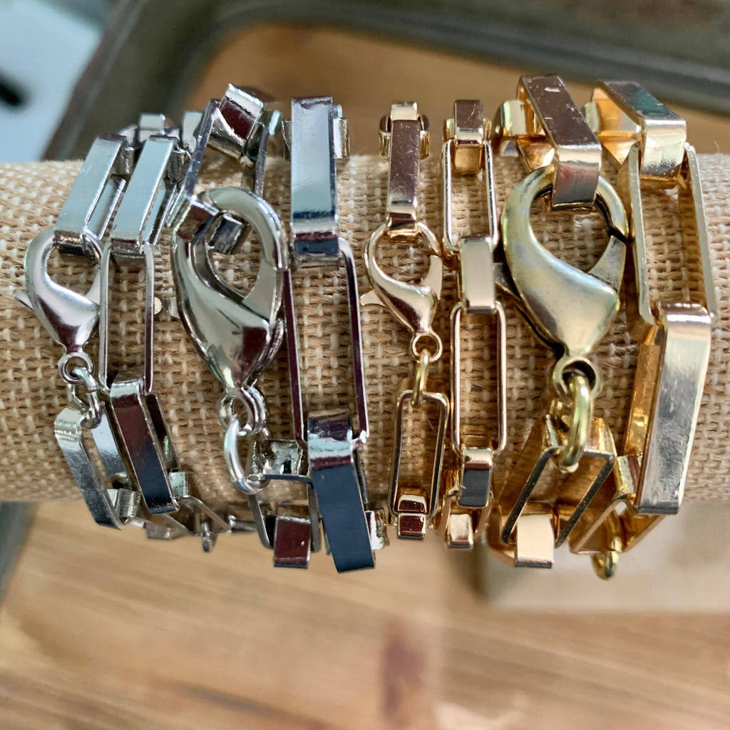 Bar Bracelet: Gold / Small Link