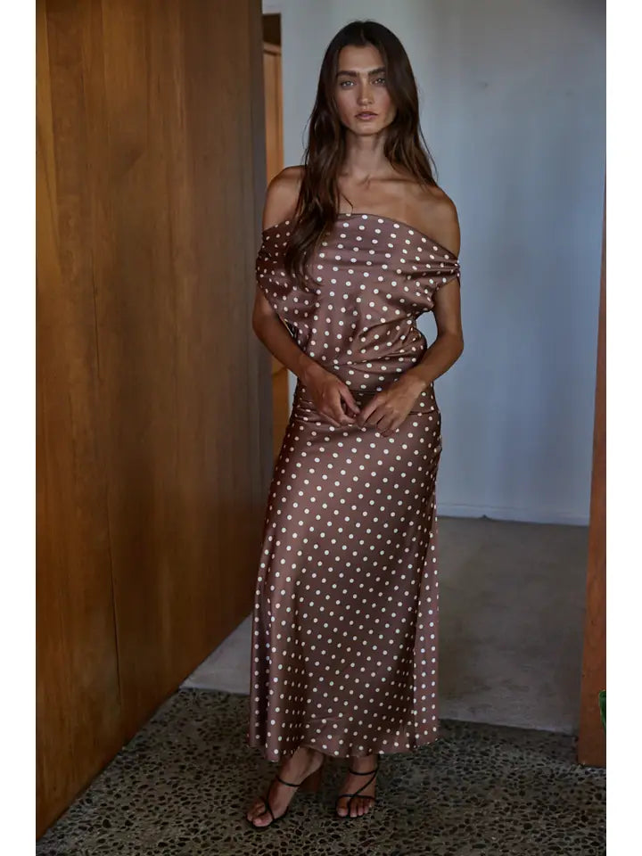 Polka Dot Maxi Dress