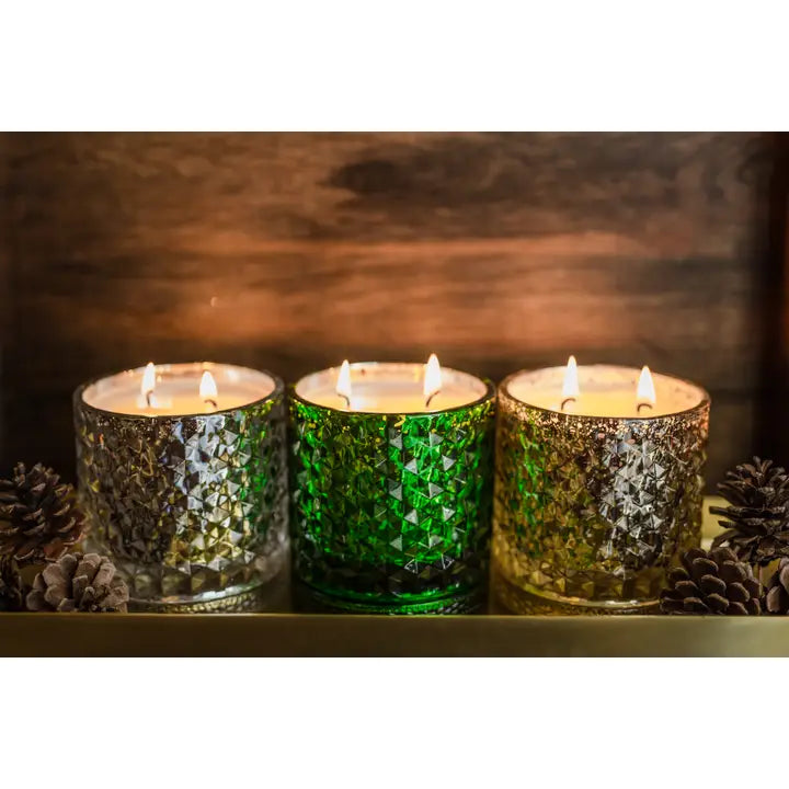 Mistletoe & Holly Shimmer Candle 15oz Double Wick
