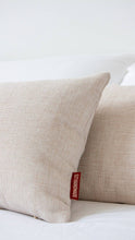 Load image into Gallery viewer, The Dog Sits Here Pillow: 12x18 WITH Faux Down Pillow Insert
