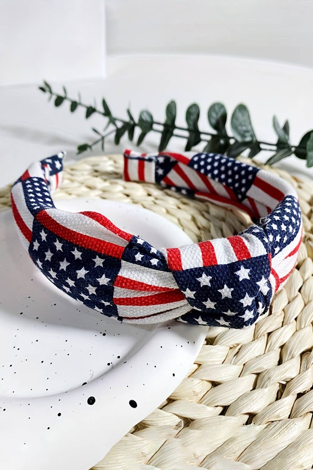 USA Flag Day Knotted Headband