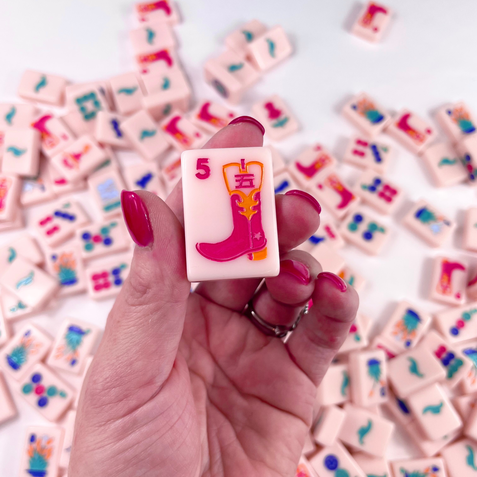 THE TEXAS SERIES | American Mahjong with Lone Star Flair | Colorful Unique Tiles