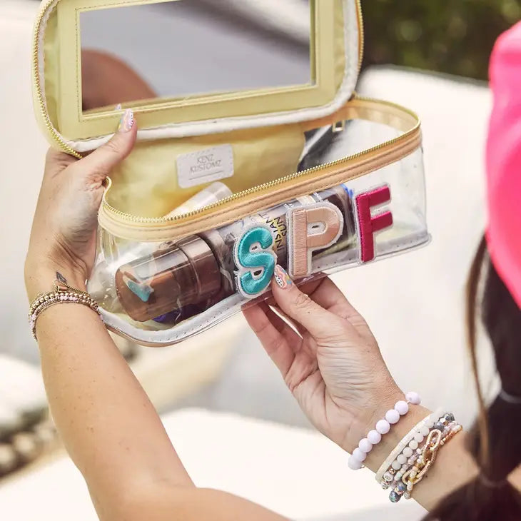 SPF Clear Open Top Pouch