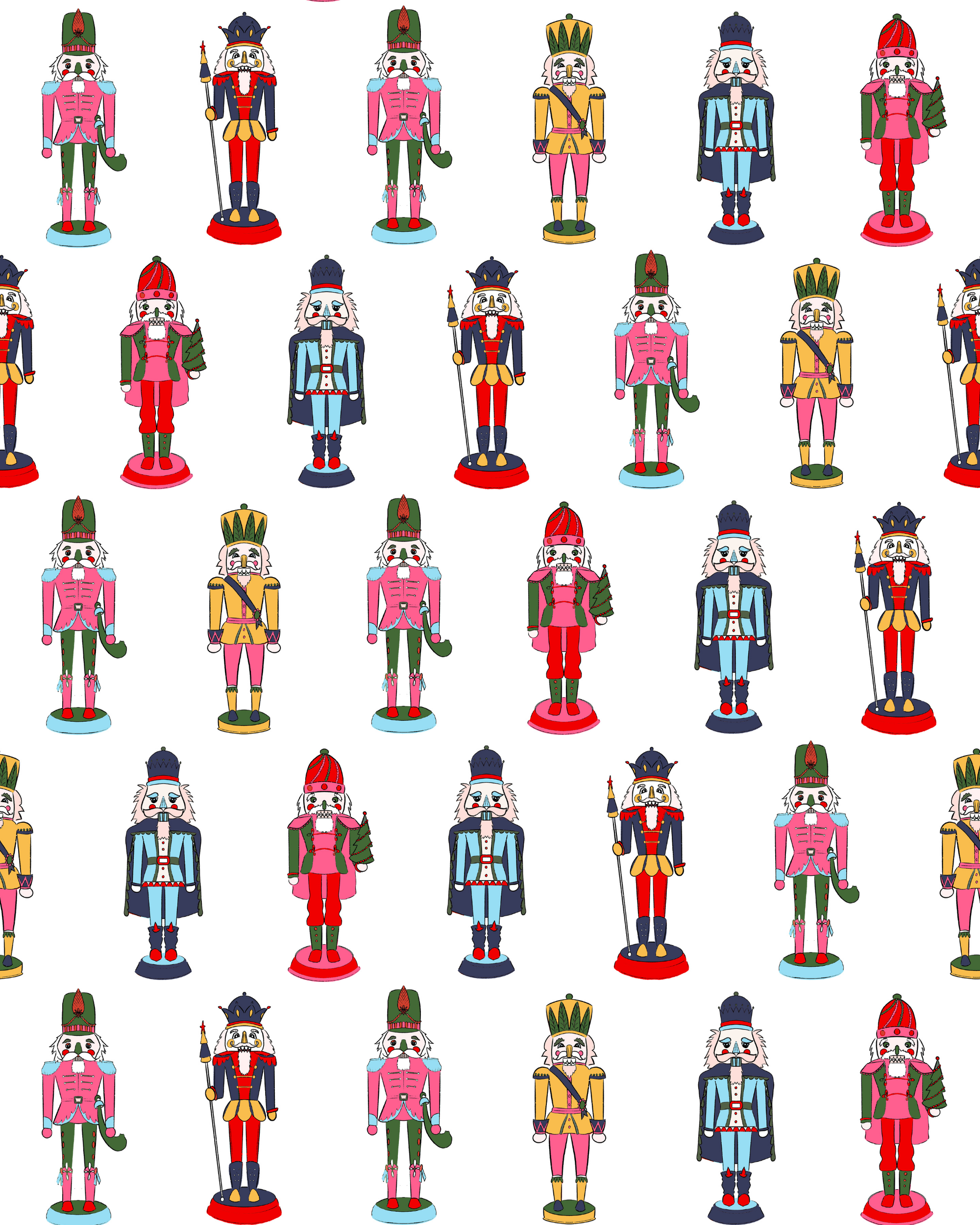 Holiday March Long Sleeve Pajama Pants Set