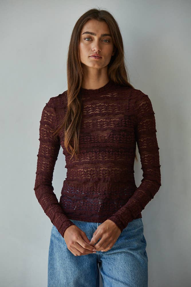 Cross My Heart Lace Top
