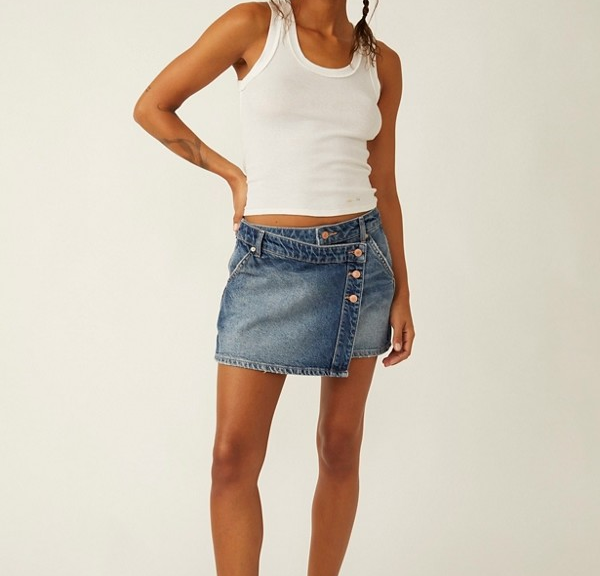 Wynne Denim Skirt