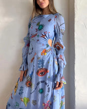 Load image into Gallery viewer, Graffiti Balloon Sleeve Dress
