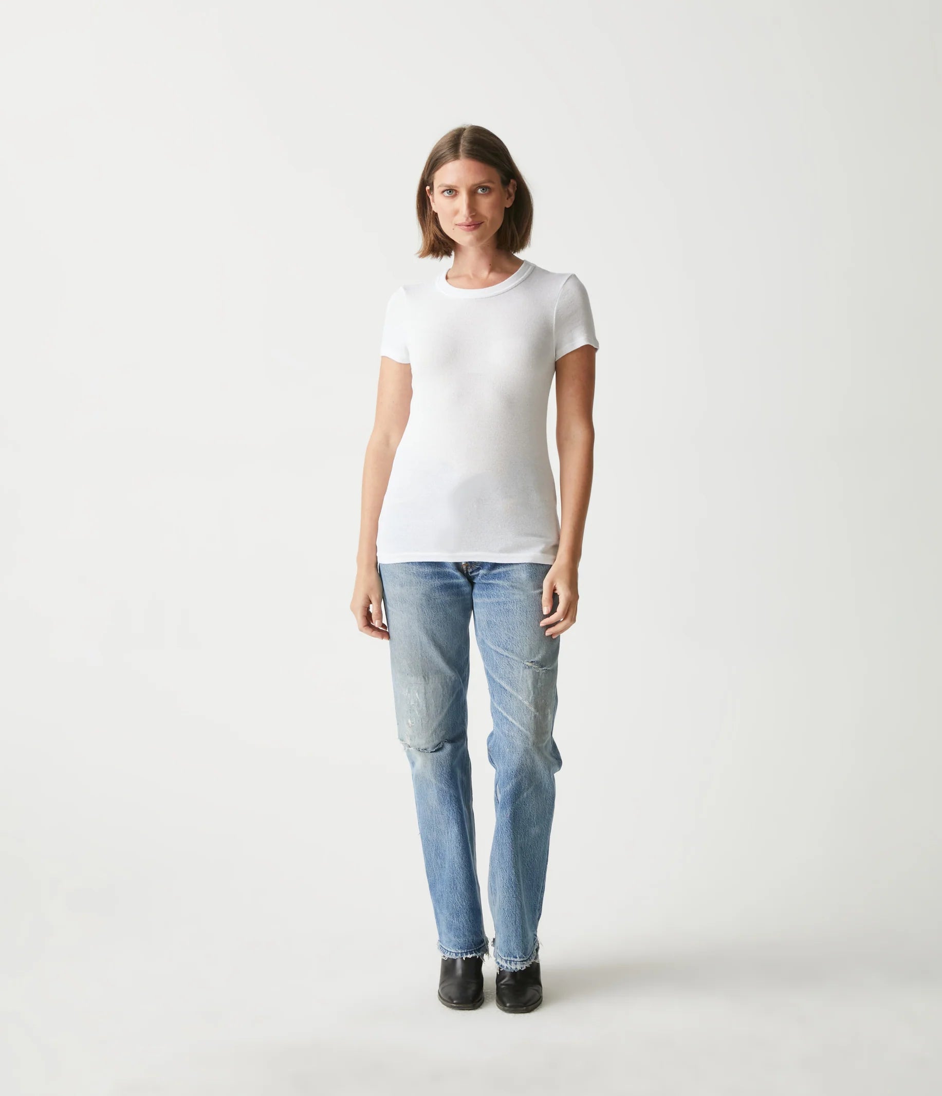 Michael Stars- Fallon Shine Crew Neck