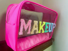Load image into Gallery viewer, Makeup Clear Xl Varsity Pouch
