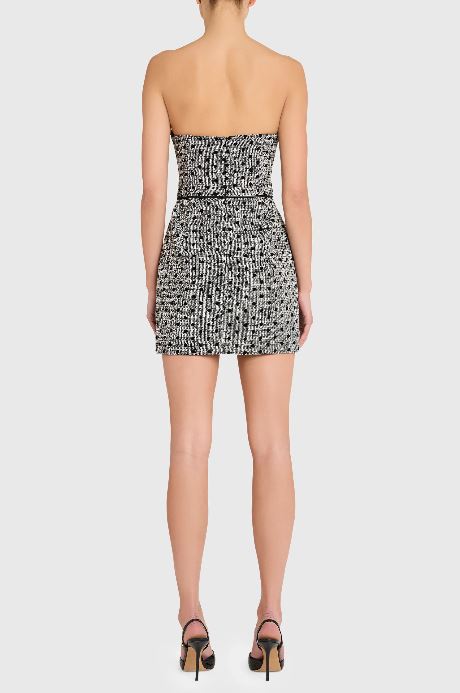 Amanda Uprichard - Puzzle Strapless Mini