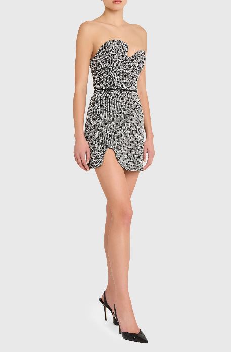Amanda Uprichard - Puzzle Strapless Mini
