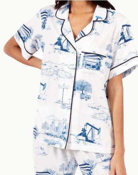 Houston Toile Pajama Pant Set