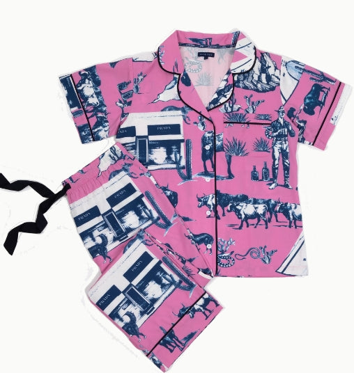 Marfa Toile Pajama Pant Set