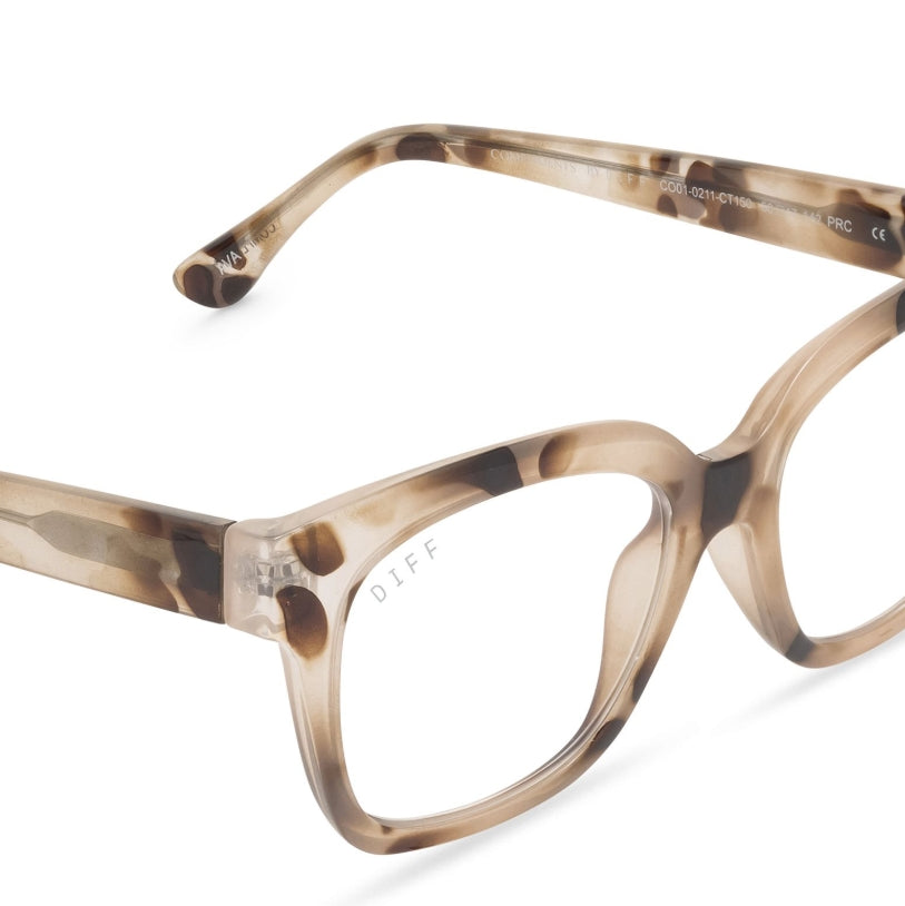 Ava Cream Tortoise Glasses