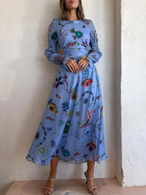 Load image into Gallery viewer, Graffiti Balloon Sleeve Dress
