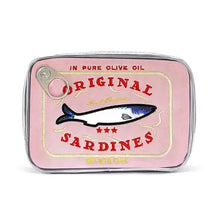 Load image into Gallery viewer, Sardine&#39;s Tin Can Gift Cosmetic Bag
