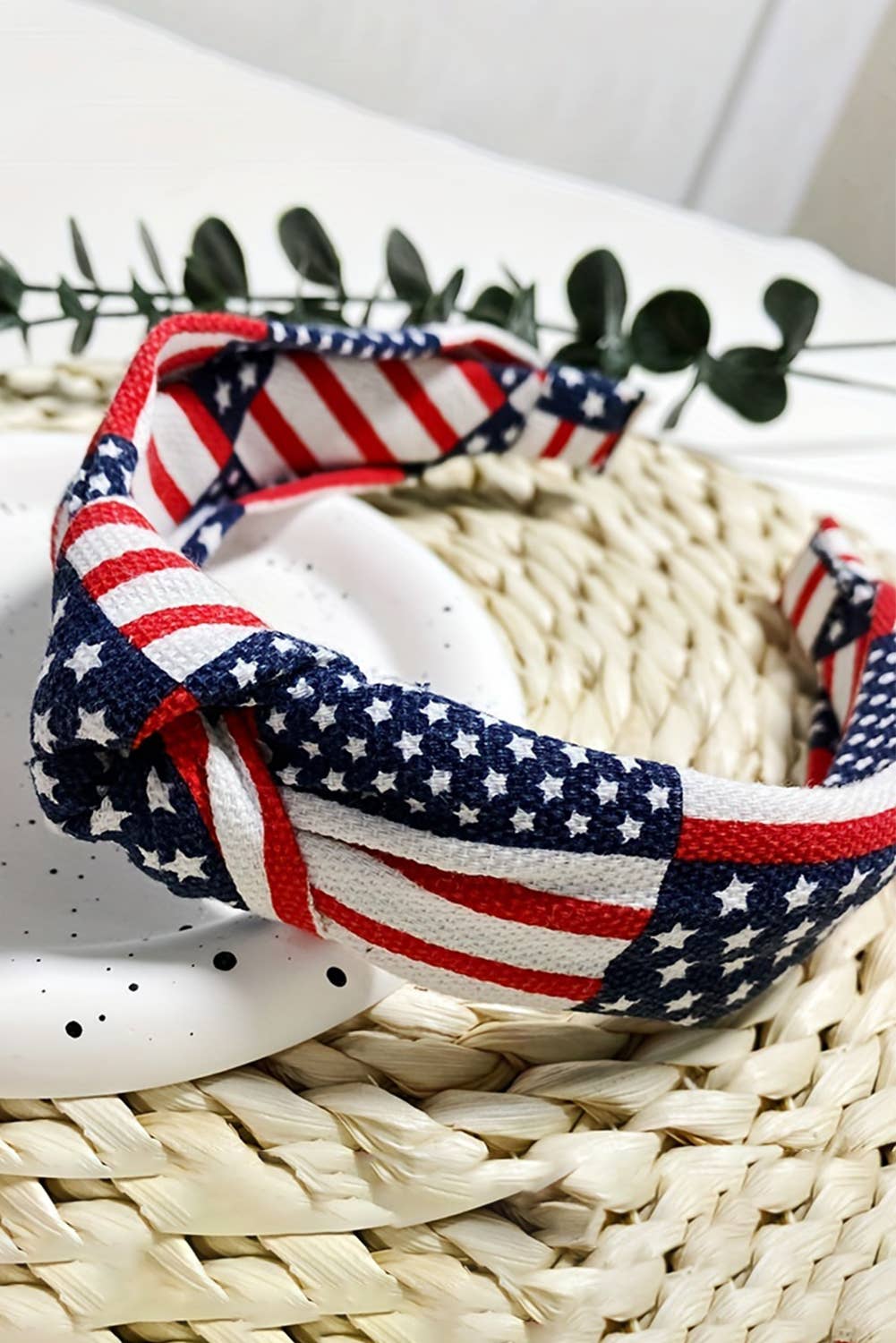 USA Flag Day Knotted Headband