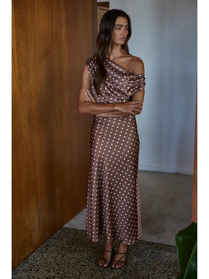 Polka Dot Maxi Dress