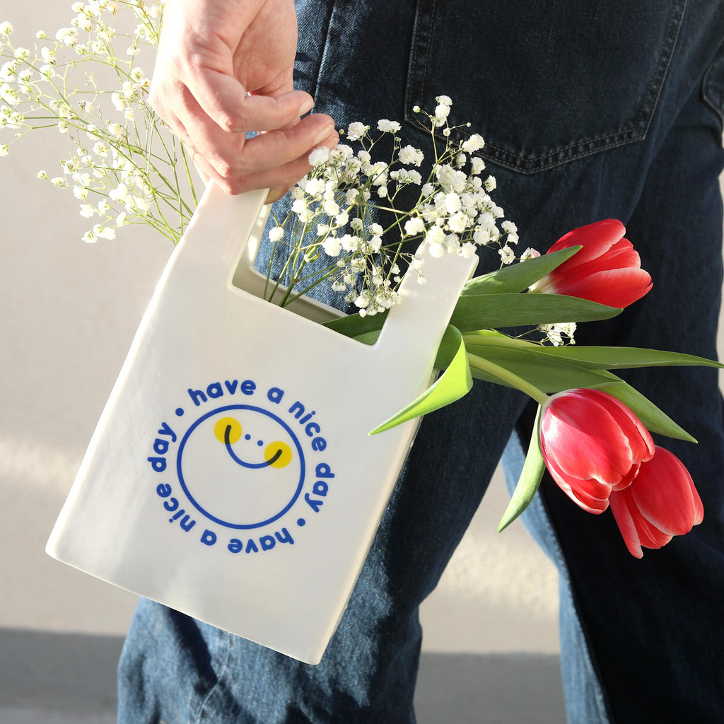Shopping Bag Vase
