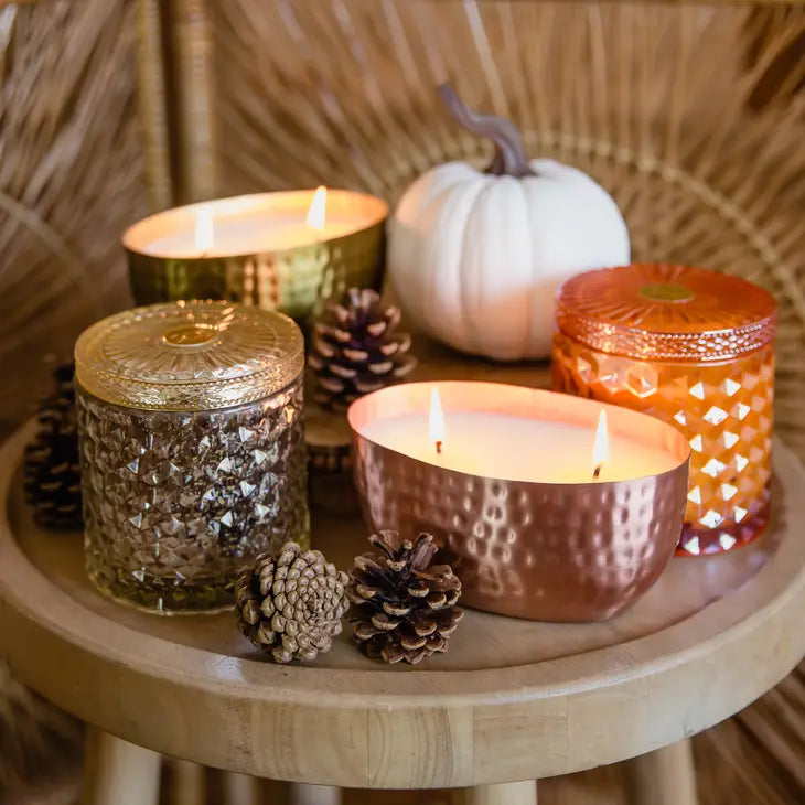 Gilded Cinnamon 15oz Shimmer Candle