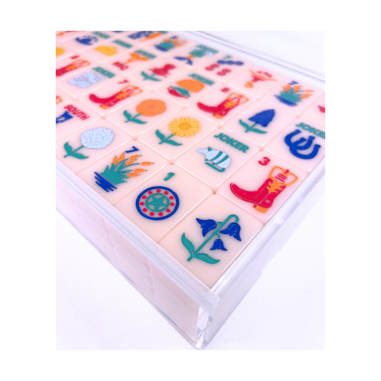 THE TEXAS SERIES | American Mahjong with Lone Star Flair | Colorful Unique Tiles