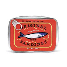 Load image into Gallery viewer, Sardine&#39;s Tin Can Gift Cosmetic Bag
